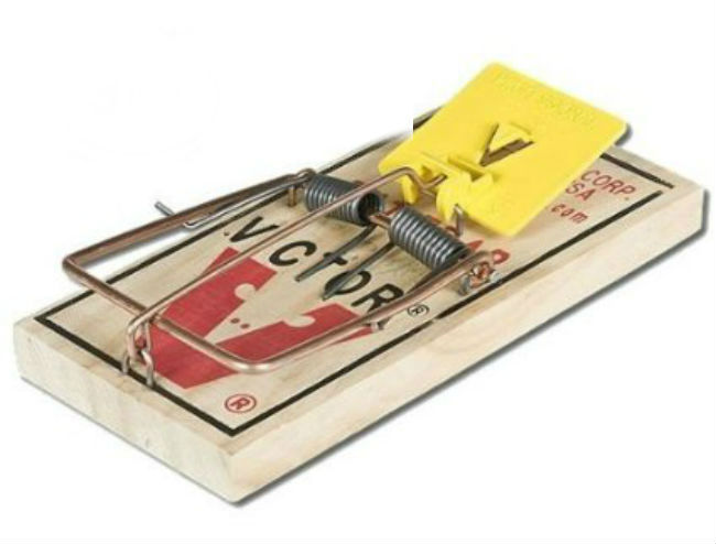 Victor mechanical wooden rat trap